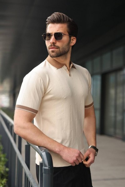 Мужская Трикотажная Футболка Madmext