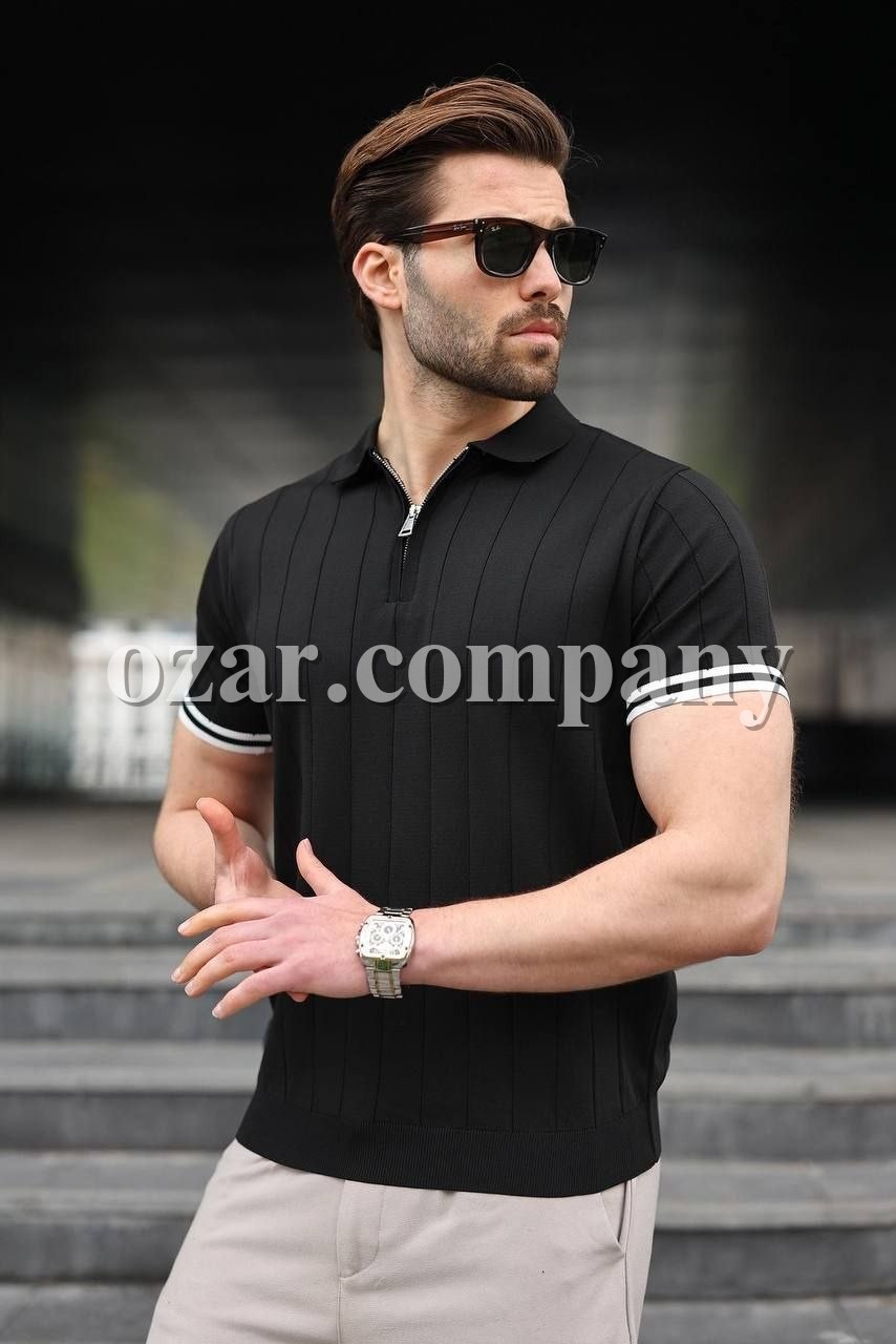 Мужская Трикотажная Футболка Madmext