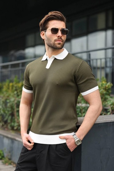 Мужская Трикотажная Футболка Madmext