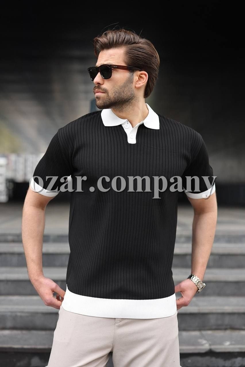 Мужская Трикотажная Футболка Madmext