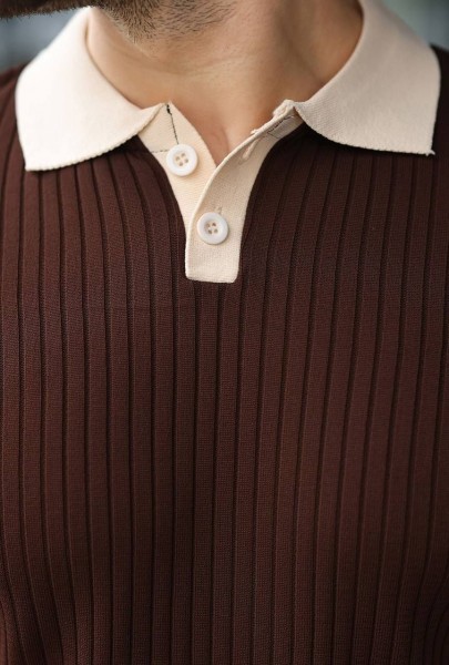 Мужская Трикотажная Футболка Madmext