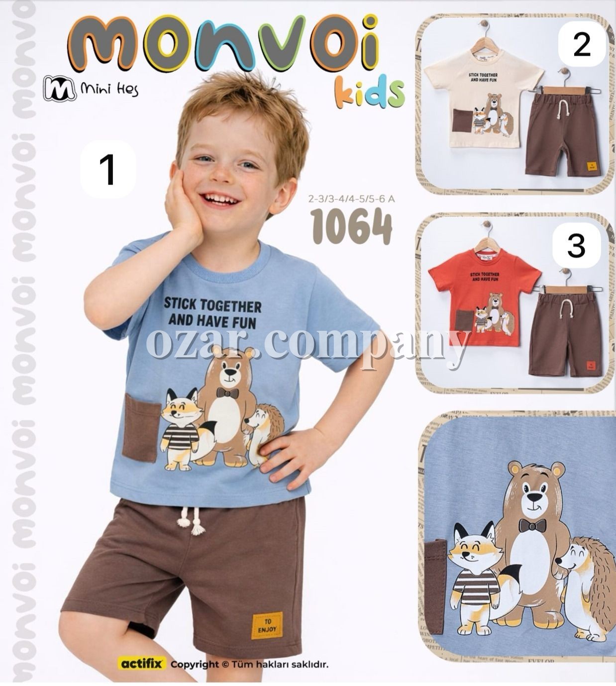 Костюм Для Мальчика Monvoi Kids (2-3-4-5лет)