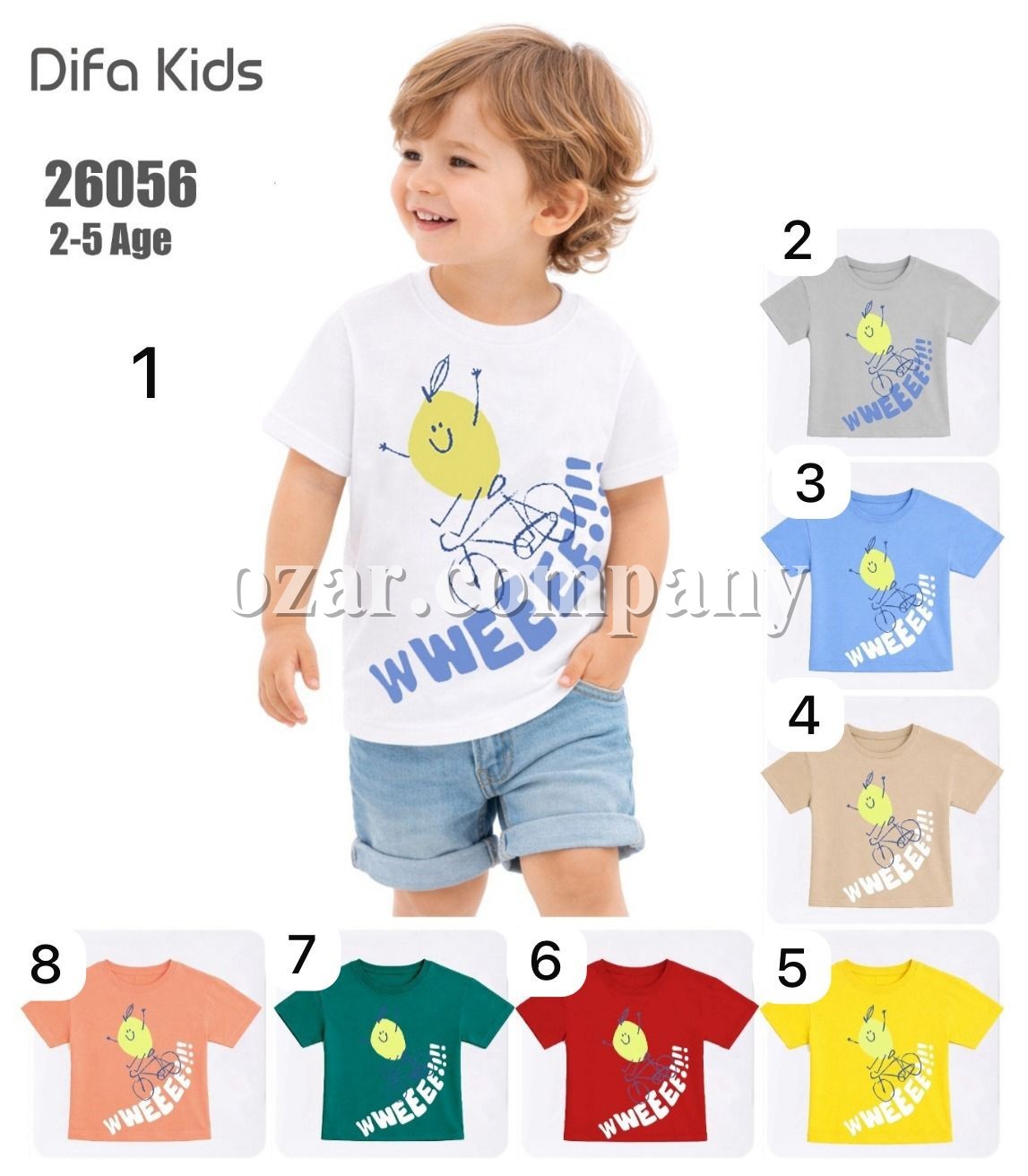 Футболка Для Мальчика Difa Kids (2-3-4-5лет)