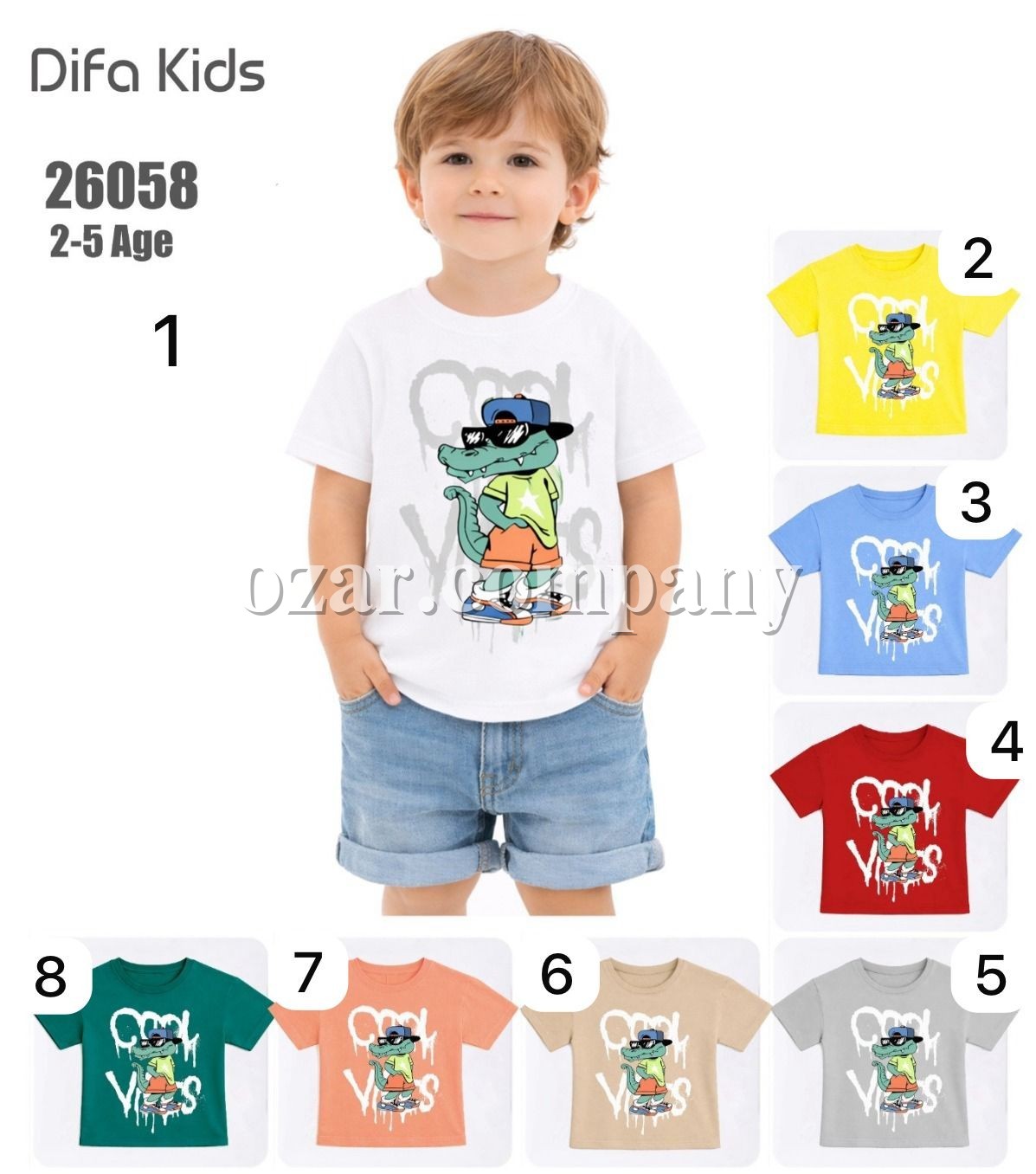 Футболка Для Мальчика Difa Kids (2-3-4-5лет)