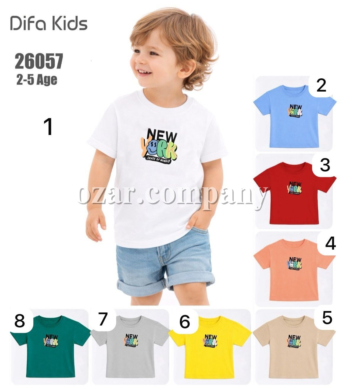 Футболка Для Мальчика Difa Kids (2-3-4-5лет)