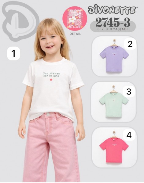 Футболка Для Девочки Divonette (6-7-8-9лет) 