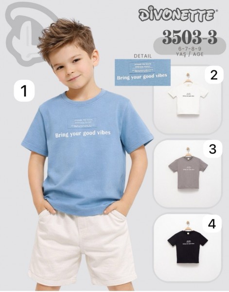 Футболка Для Мальчика Divonette (6-7-8-9лет) 