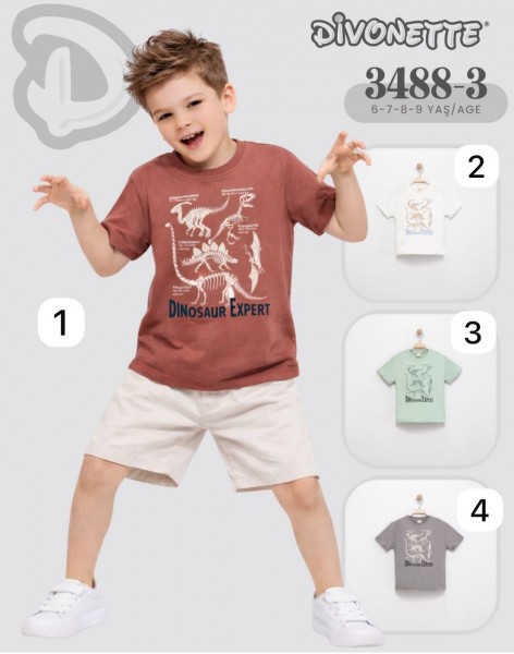 Футболка Для Мальчика Divonette (6-7-8-9лет) 