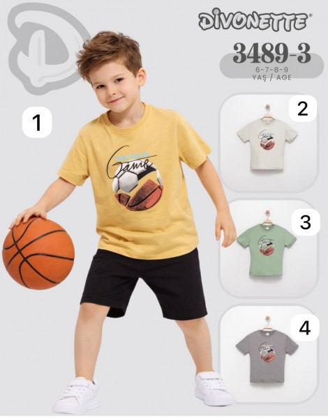 Футболка Для Мальчика Divonette (6-7-8-9лет) 