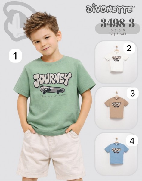 Футболка Для Мальчика Divonette (6-7-8-9лет) 