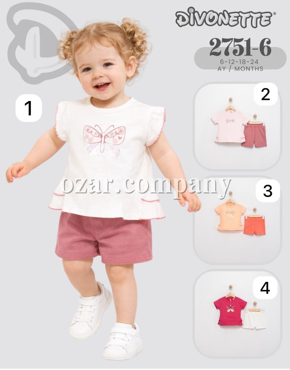 Костюм Для Девочки Divonette (6-12-18-24мес.)