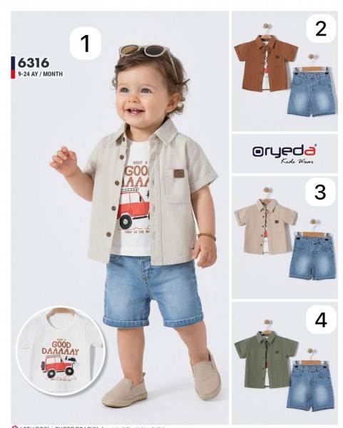 Костюм Тройка Для Мальчика Oryeda (6-12-18-24мес.)