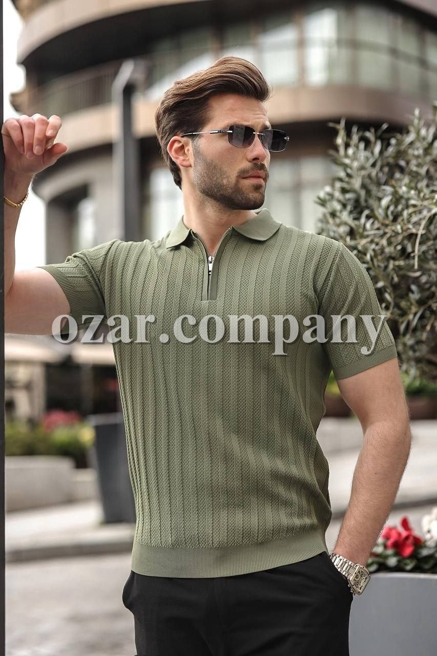 Мужская Трикотажная Футболка Madmext