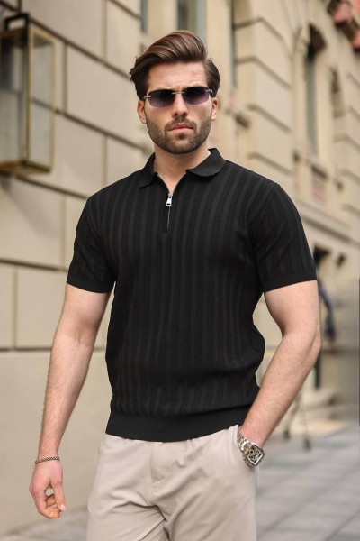 Мужская Трикотажная Футболка Madmext