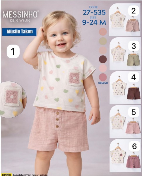 Костюм Для Девочки Messinho (9-12-18-24мес.)