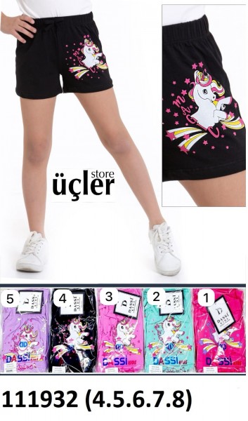 Шорты Для Девочки Dassi Kids (4-5-6-7-8лет) 