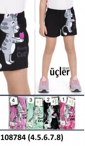 Шорты Для Девочки Dassi Kids (4-5-6-7-8лет) 