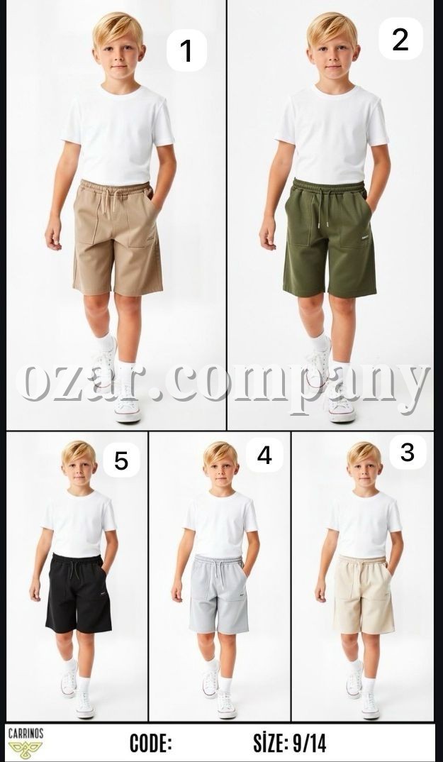Шорты Для Мальчика Carrinos (9-10-11-12-13-14лет)