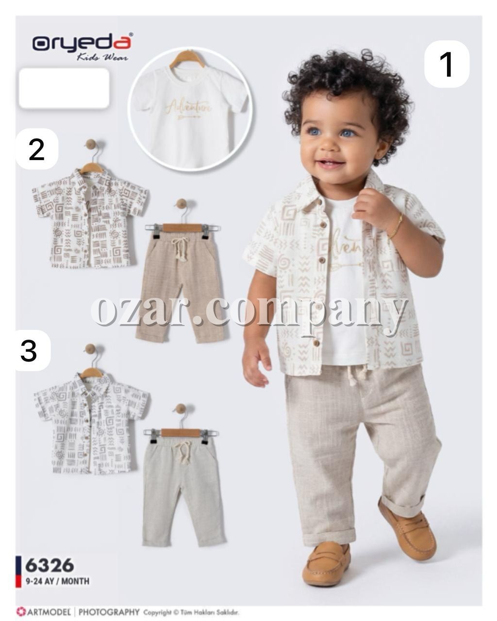 Костюм Тройка Для Мальчика Oryeda (9-12-18-24мес.)