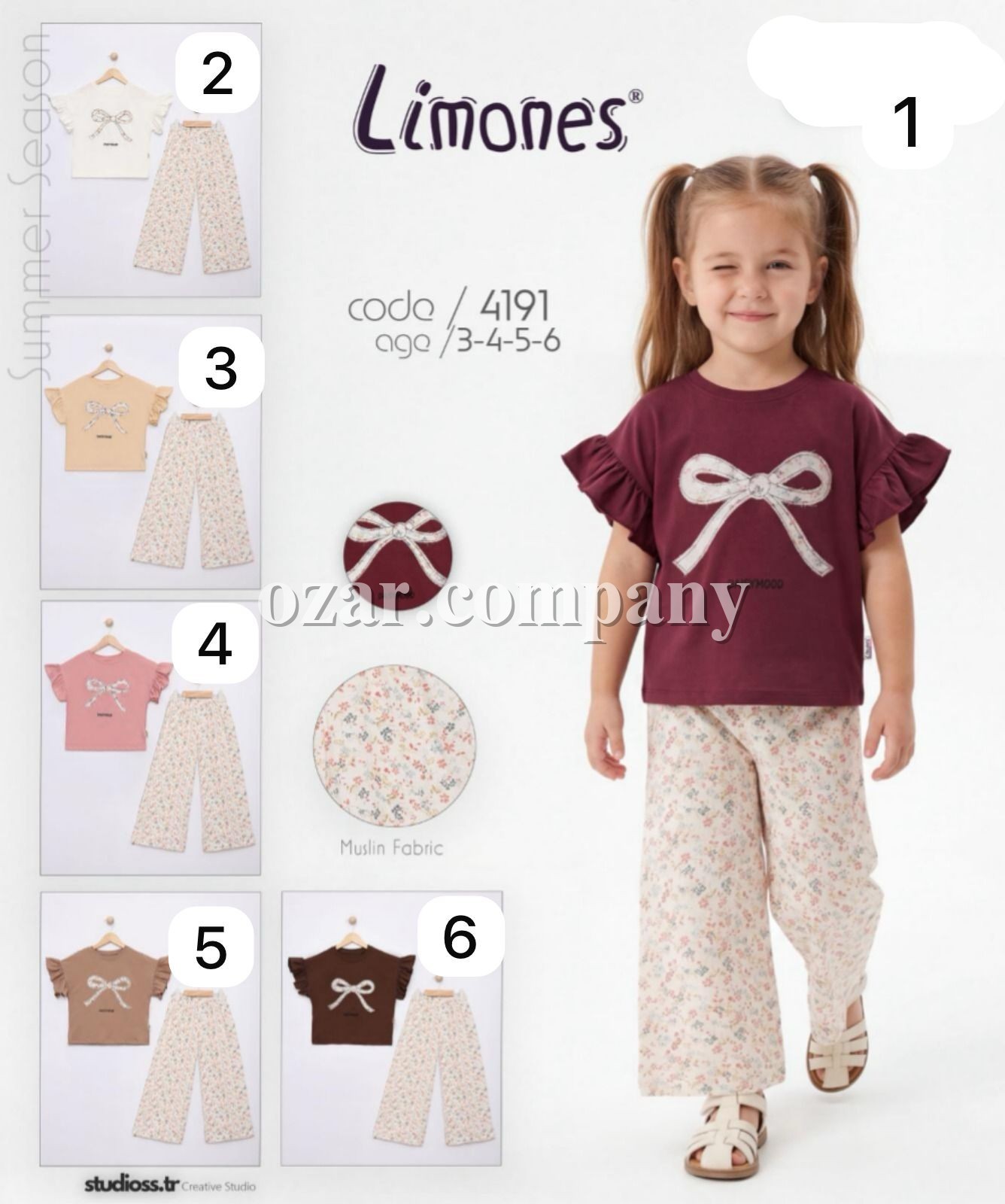 Костюм Для Девочки Limones (3-4-5-6лет) 