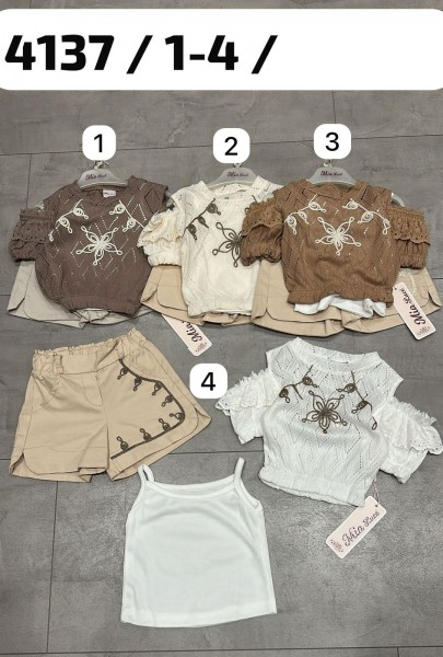 Костюм Тройка Для Девочки Mia Luce (1-2-3-4лет) 