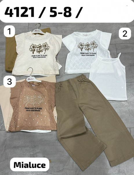 Костюм Тройка Для Девочки Mia Luce (5-6-7-8лет) 