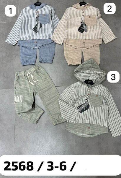 Муслиновый Костюм Для Мальчика Junior Class (3-4-5-6лет) 