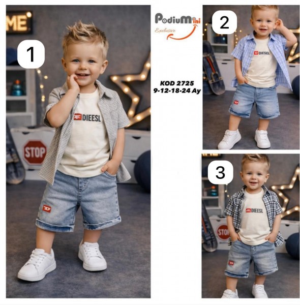 Костюм Тройка Для Мальчика PodiuMini (9-12-18-24мес.)