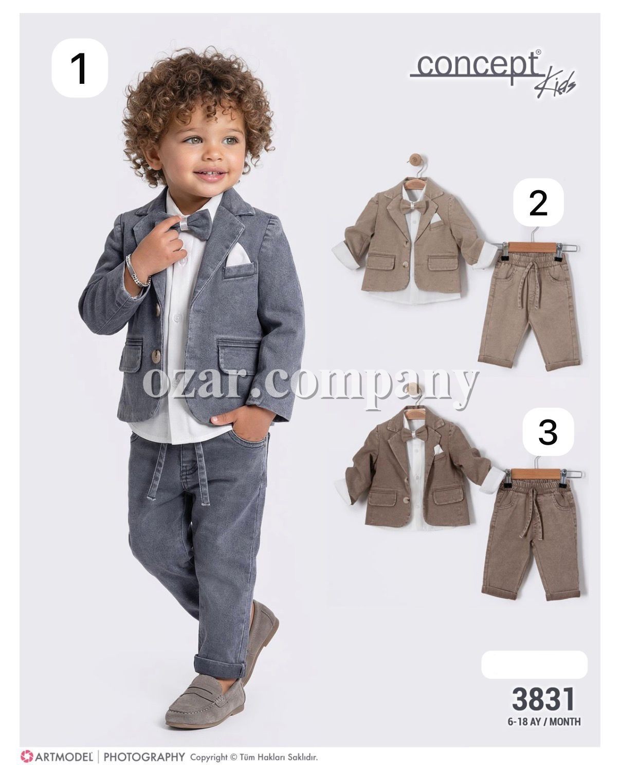 Костюм Тройка Для Мальчика Concept (6-9-12-18мес.)