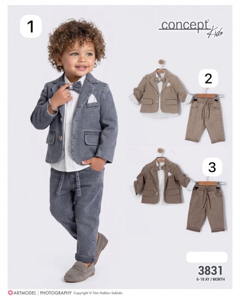 Костюм Тройка Для Мальчика Concept (6-9-12-18мес.)