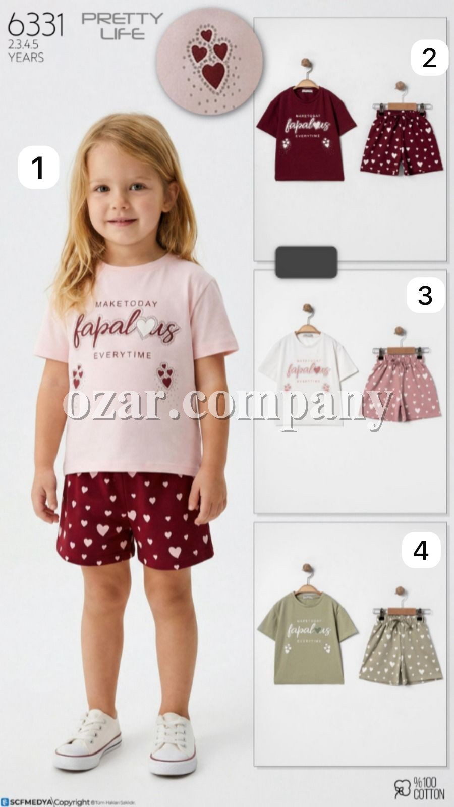 Костюм Для Девочки Pretty Life (2-3-4-5лет)