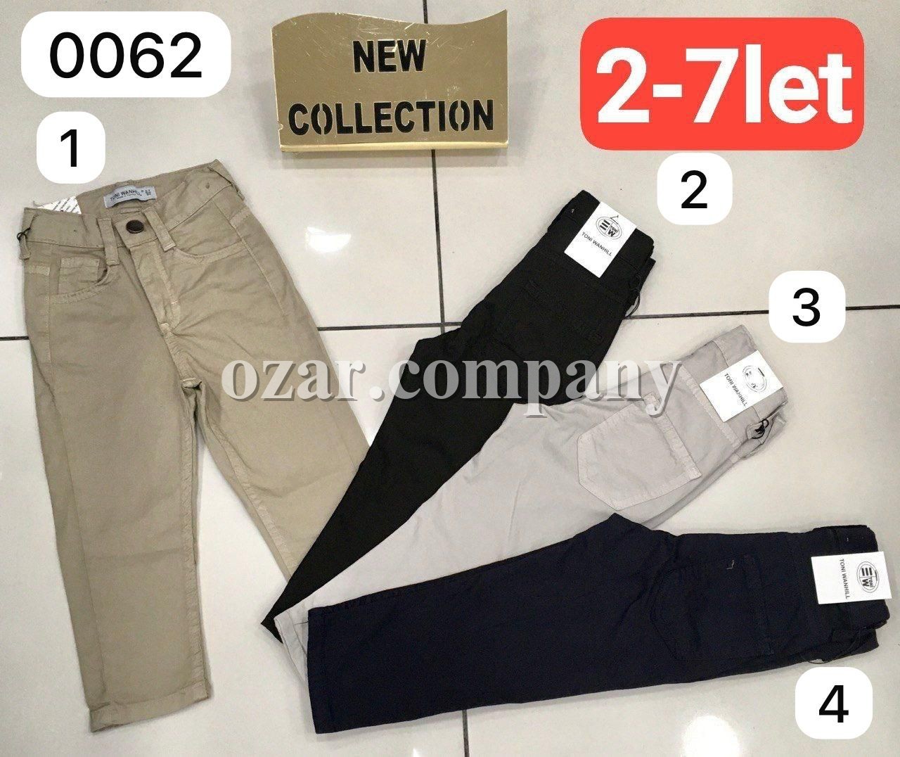 Штаны Для Мальчика Toni Wanhill (2-3-4-5-6-7лет) 