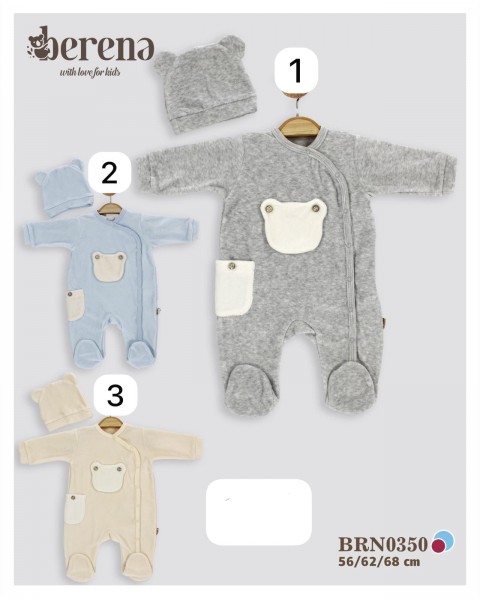 Велюровый Человечек Для Мальчика Berena (0-3-6мес.)