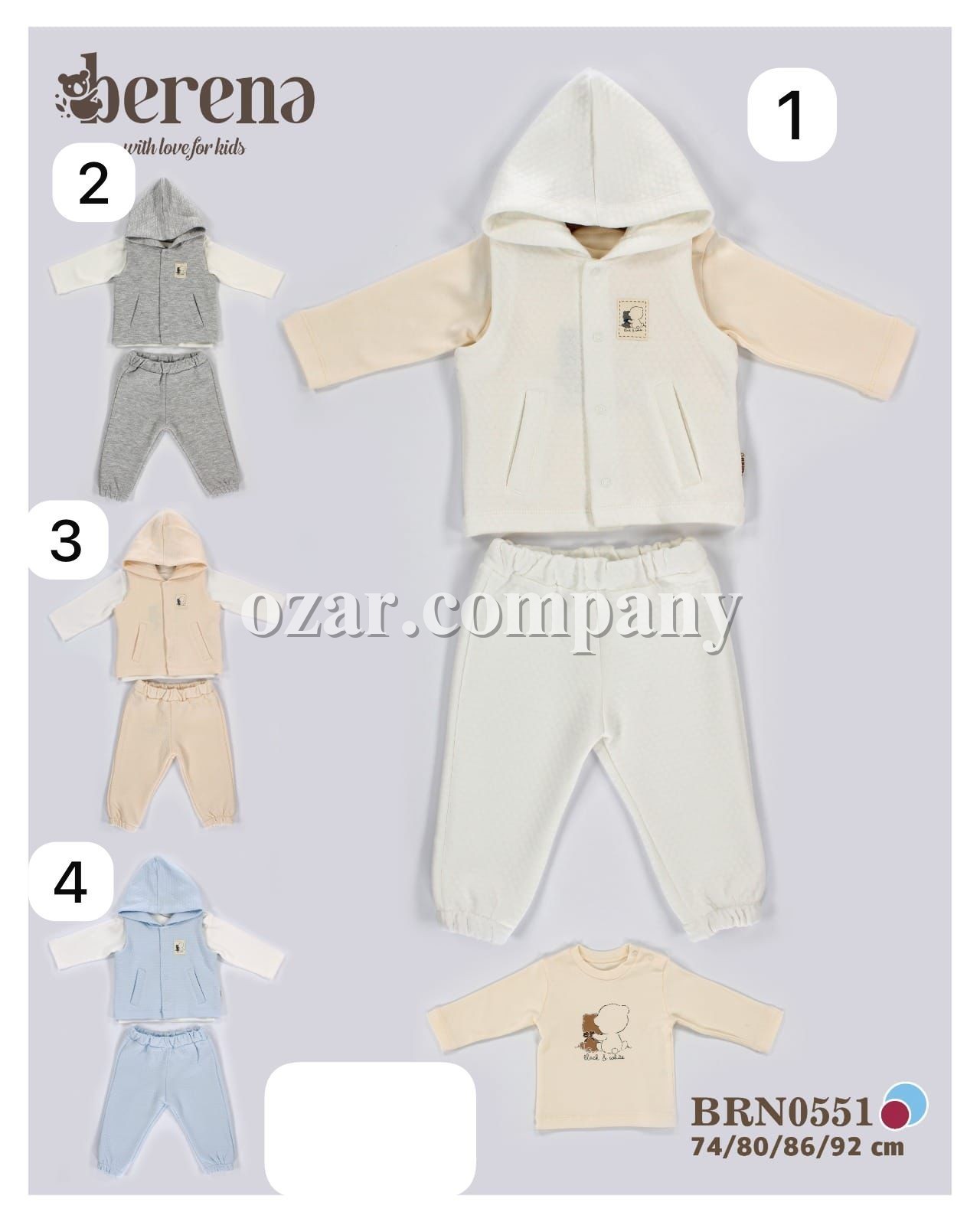 Костюм Тройка Для Мальчика Berena (9-12-18-24мес.)