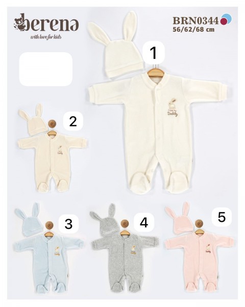 Велюровый Человечек Для Новорождённых Berena (0-3-6мес.)