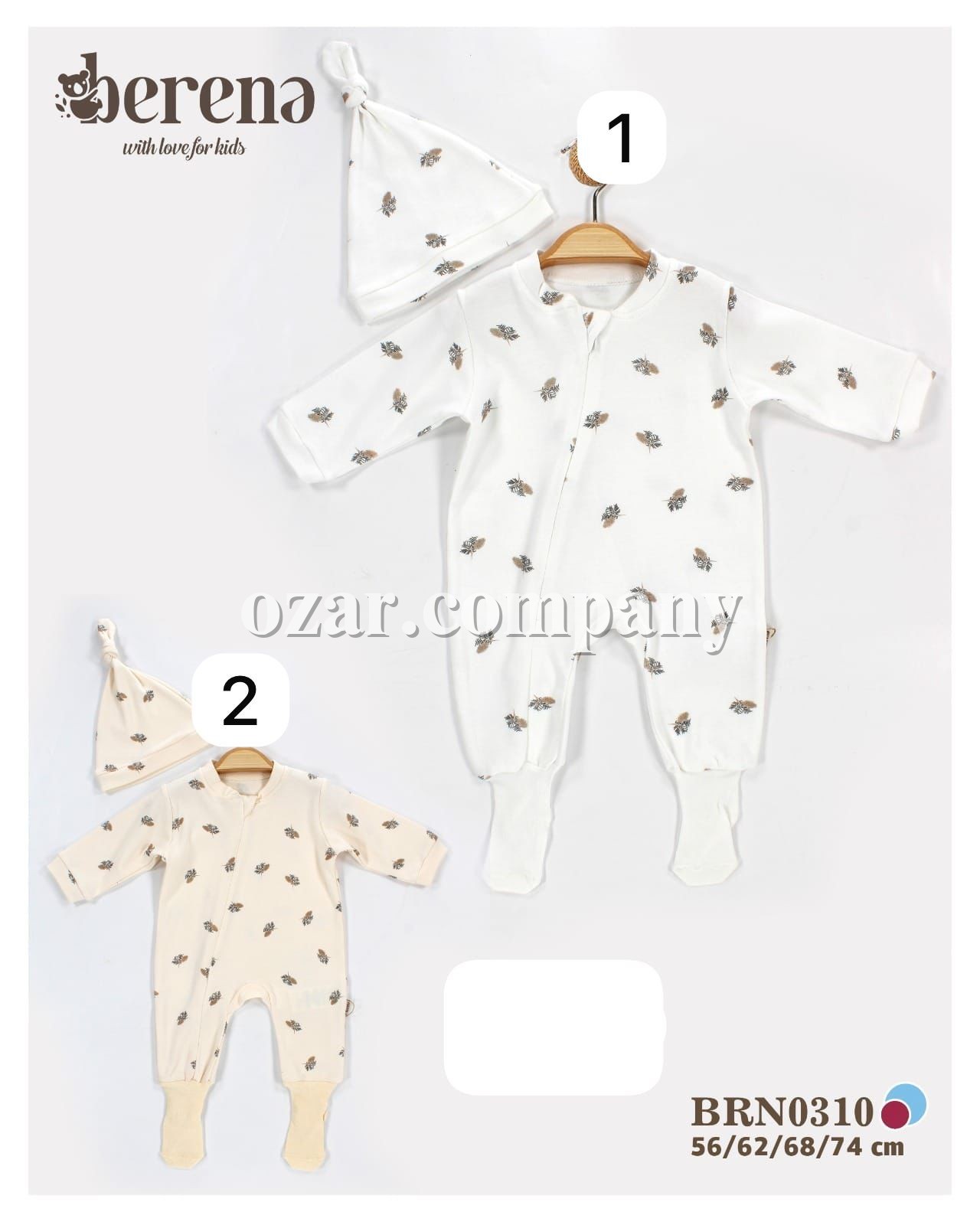 Человечек Для Новорождённых Berena (0-3-6-9мес.)