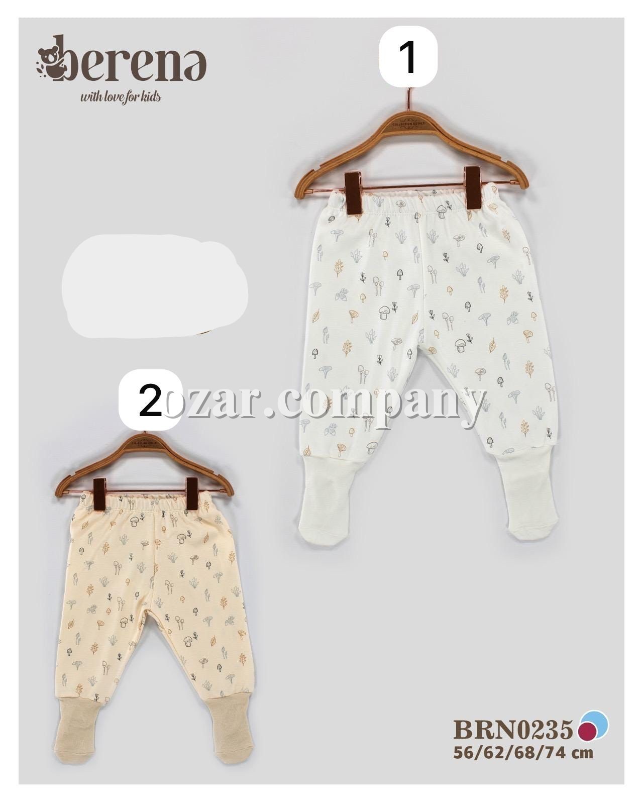 Ползунки Для Новорождённых Berena (0-3-6-9мес.)