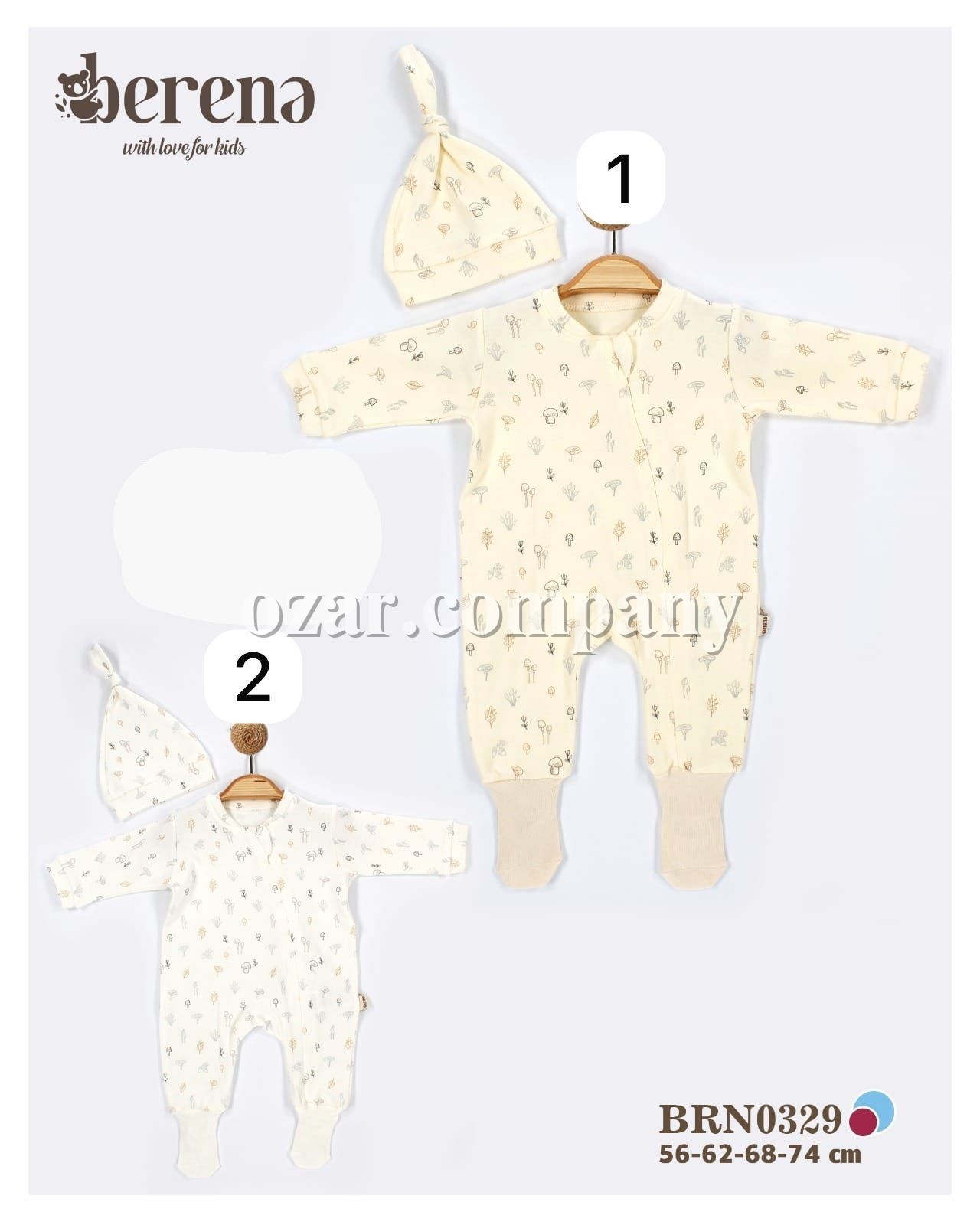 Человечек Для Новорождённых Berena (0-3-6-9мес.)