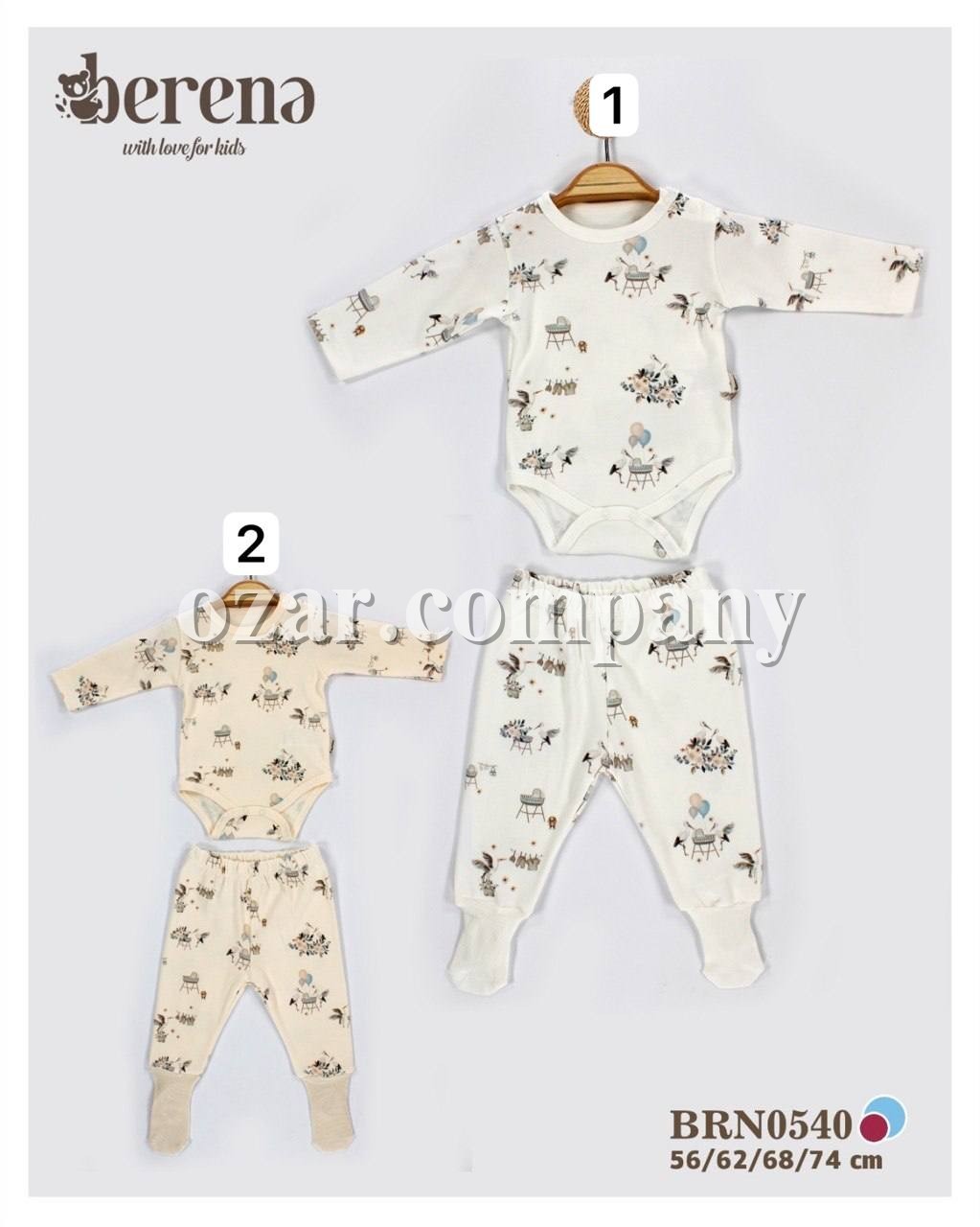 Комплект Для Новорождённых Berena (0-3-6-9мес.)