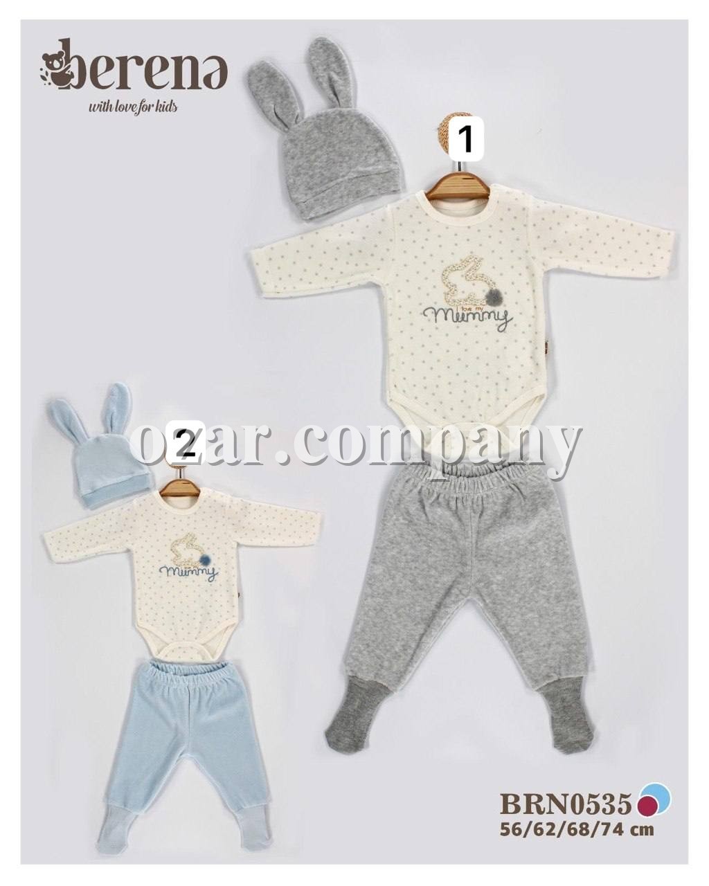 Комплект Для Мальчика Berena (0-3-6-9мес.)