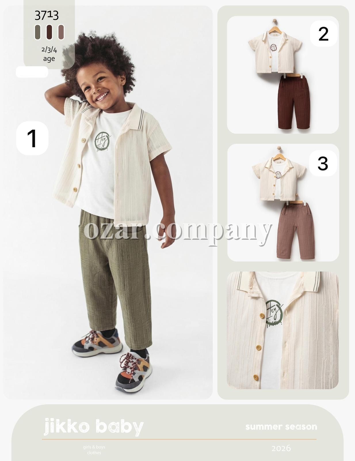 Костюм Тройка Для Мальчика Jikko Baby (2-3-4лет) 