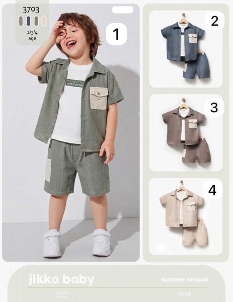 Костюм Тройка Для Мальчика Jikko Baby (2-3-4лет) 