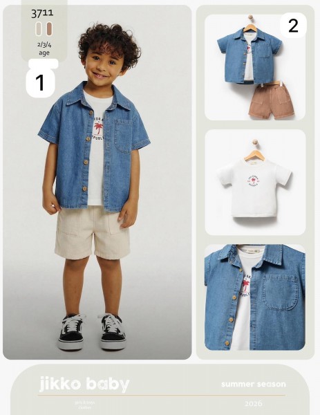 Костюм Тройка Для Мальчика Jikko Baby (2-3-4лет) 