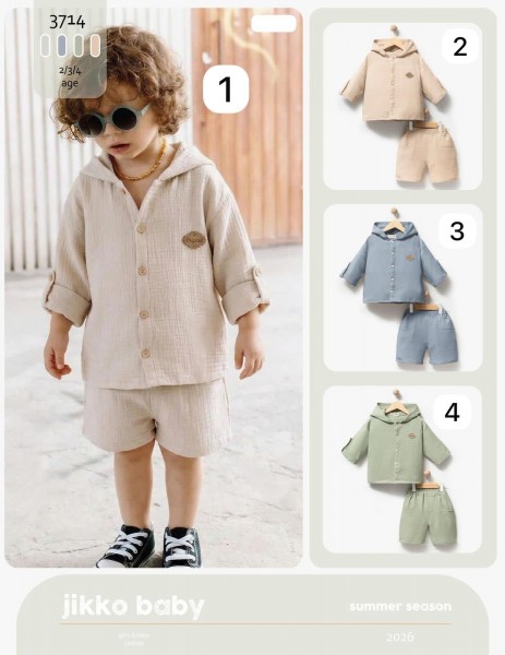 муслиновый Костюм Для Мальчика Jikko Baby (2-3-4лет) 