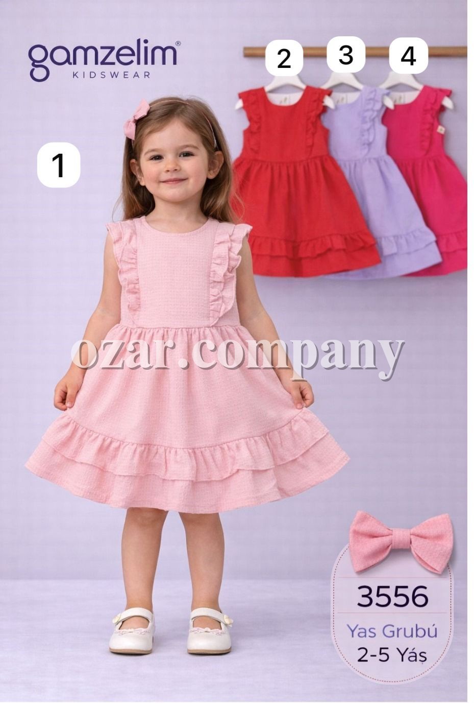 Платье Для Девочки Gamzelim (2-3-4-5лет)