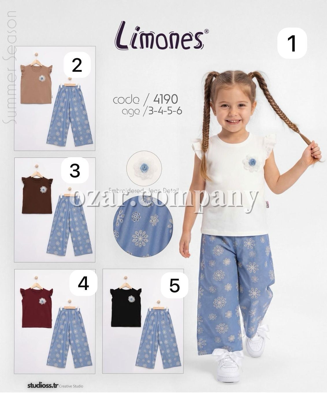 Костюм Для Девочки Limones (3-4-5-6лет) 