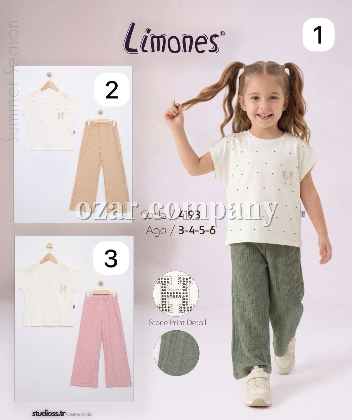 Костюм Для Девочки Limones (3-4-5-6лет) 