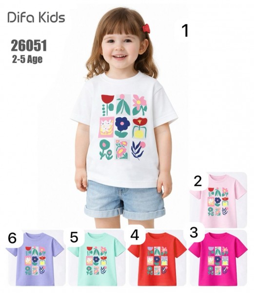 Футболка Для Девочки Difa Kids (2-3-4-5лет)