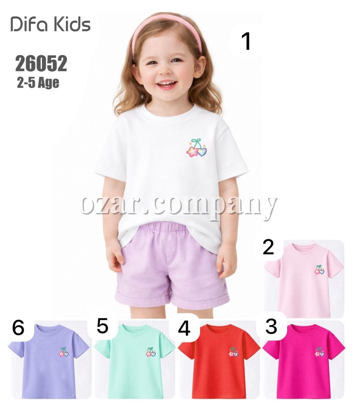 Футболка Для Девочки Difa Kids (2-3-4-5лет)