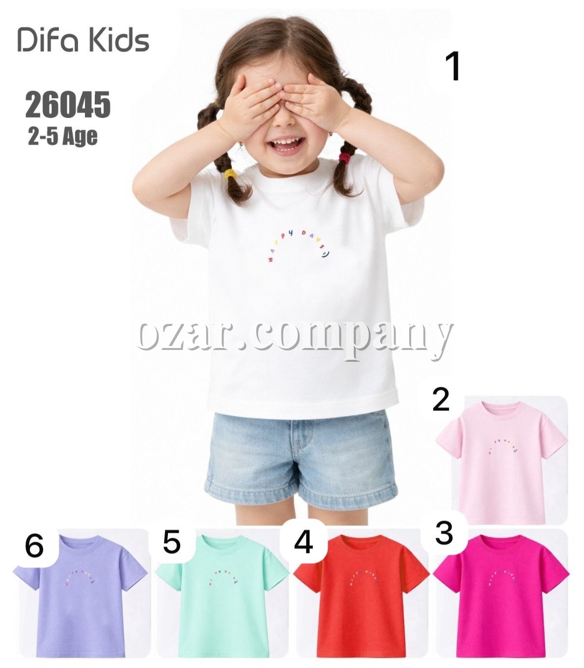 Футболка Для Девочки Difa Kids (2-3-4-5лет)